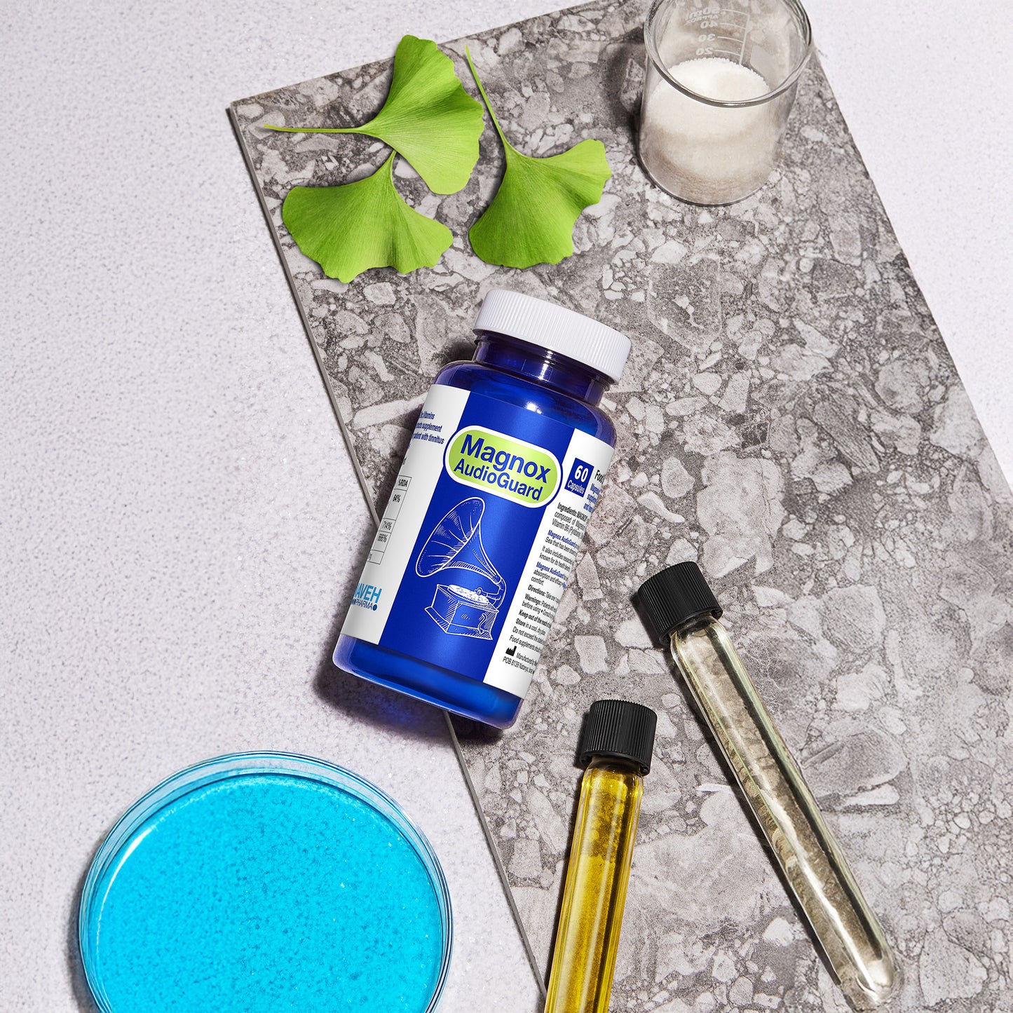 MAGNOX AudioGuard - 60 Magnesium Supplement Capsules for Tinnitus