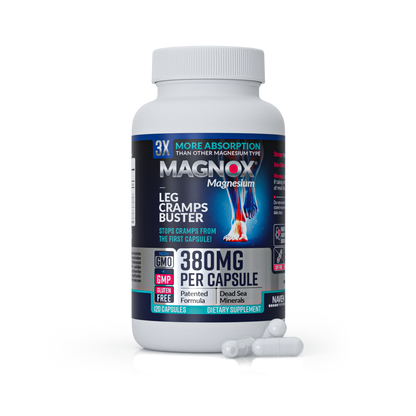 Leg Cramps Buster (120 Capsules 4 Month Supply)