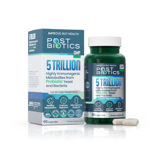 Postbiotics Adults - 60 Gut Health Support Capsules