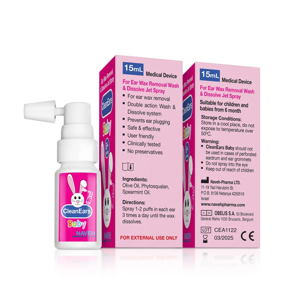 Clean Ears Baby Clean Ears Baby - Gentle Wax Removal Spray (15ml) – U-Better