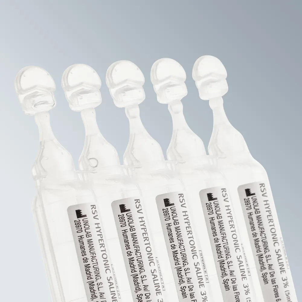 Saline Solution 3% for Daily Inhalation (25 Vials)